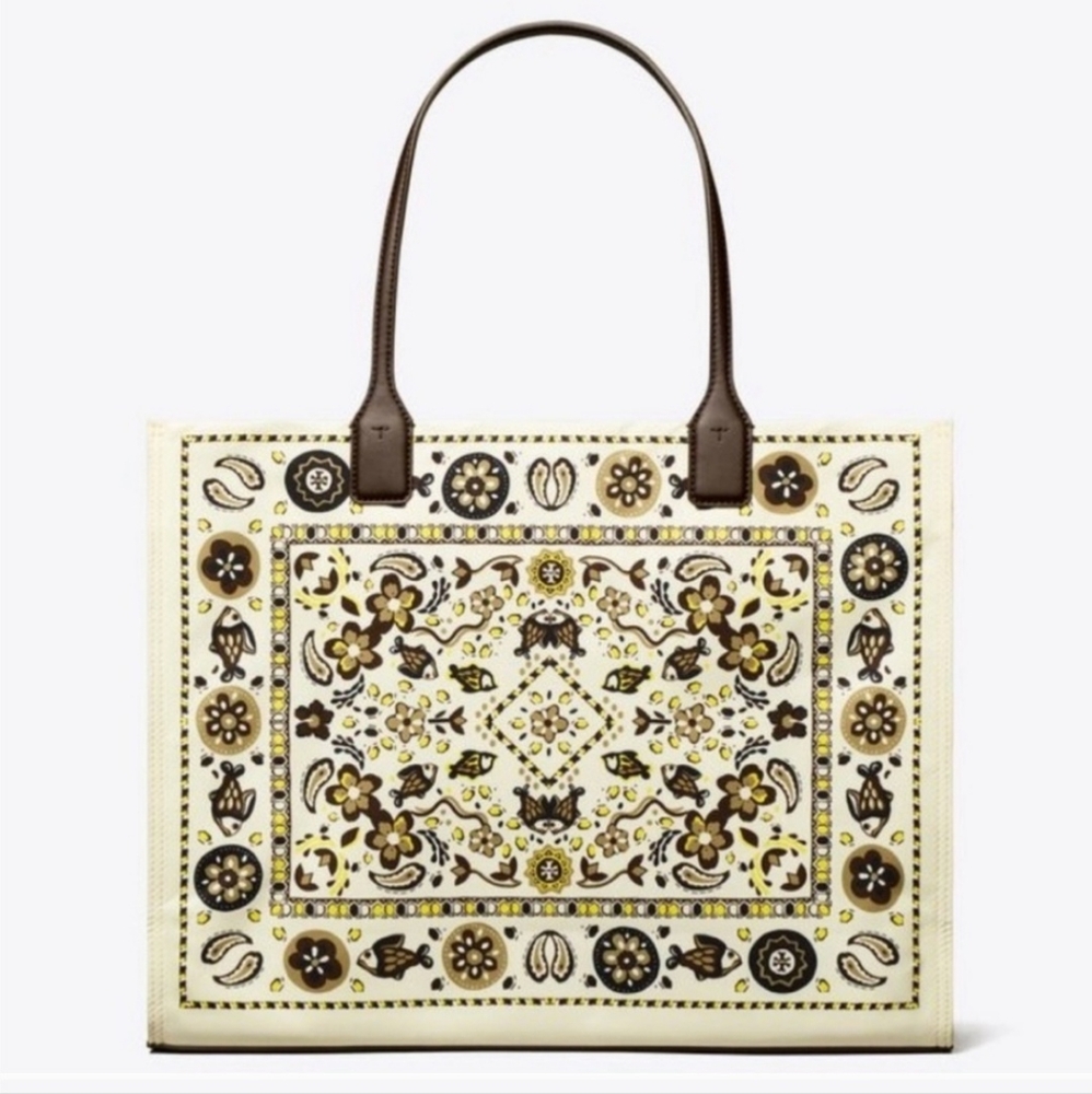 BRAND NEW Tory Burch Extra Large ELLA Pisces Tote - Picture 5 of 12